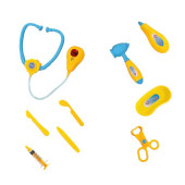 Oyuncak Doktor Seti Işıklı Sesli 10 Parça Çantalı Mavi - 3