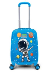 Coral High Kids Lacivert Mavi Astronot Çocuk Valizi - 1