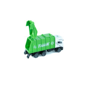 Oyuncak Çöp Kamyonu Metal Mini Çek Bırak 12 Cm - 3