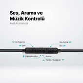 Ttec Hd Mikrofonlu Kulakiçi Kablolu Type-c Kulaklık, Kumanda Kontrollü Stereo Sesli Kulaklık - 3