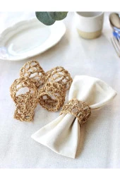 6 Adet Paper Otantik Peçete Halkası thumbnail 4