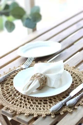 6 Adet Paper Otantik Peçete Halkası thumbnail 5