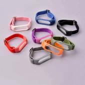 Xiaomi Mi Band 5 Kordon Tokalı Örgü Kordon - 9