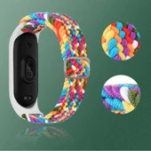 Xiaomi Mi Band 5 Kordon Tokalı Örgü Kordon - 1