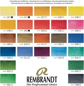 Rembrandt Watercolour Box 24'lü Tablet Sulu Boya Seti Metal Kutulu / 05838624 thumbnail 4