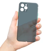 Apple Iphone 11 Pro Max Ultra İnce Zar Telefon Kılıfı - 4
