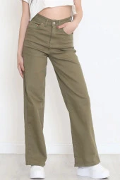 Palazzo Kot Pantolon Haki - 1