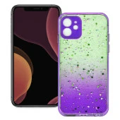 Apple iPhone 12 Simli Şeffaf Sert Slikon Kılıf thumbnail 3