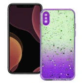 Apple iPhone X / XS Simli Şeffaf Sert Slikon Kılıf thumbnail 5