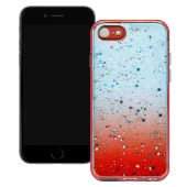 Apple iPhone 7 / iPhone 8 Simli Şeffaf Sert Slikon Kılıf thumbnail 1