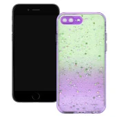 Apple iPhone 7 Plus / iPhone 8 Plus Simli Şeffaf Sert Slikon Kılıf thumbnail 3