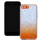 Apple iPhone 7 Plus / iPhone 8 Plus Simli Şeffaf Sert Slikon Kılıf thumbnail 8