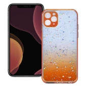 Apple iPhone 11 Pro Simli Şeffaf Sert Slikon Kılıf thumbnail 8