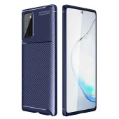 Samsung Galaxy Note 20 Ultra Karbon Desenli Negro Silikon Kılıf thumbnail 2