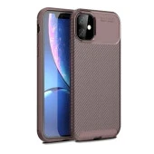 Apple Iphone 12 Mini Karbon Desenli Negro Silikon Kılıf thumbnail 1