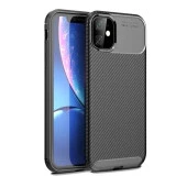 Apple Iphone 12 Mini Karbon Desenli Negro Silikon Kılıf thumbnail 2