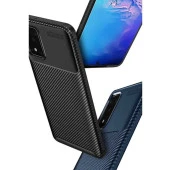 Xiaomi Mi 8 Pro Karbon Desenli Negro Silikon Kılıf thumbnail 7