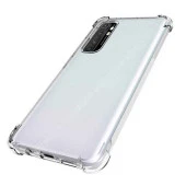 Xiaomi Mi Note 10 Lite Shock Absorbing Darbe Emicili Şeffaf Silikon Kılıf thumbnail 3