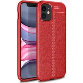 Apple IPhone 12 Mini Deri Görünümlü Firo Silikon Kılıf thumbnail 2