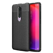 Xiaomi Redmi K30 Deri Görünümlü Firo Silikon Kılıf thumbnail 3