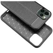 Apple IPhone 11 Pro Deri Görünümlü Firo Silikon Kılıf - 3