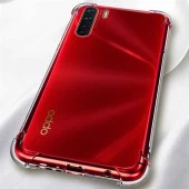 Oppo Reno 3 Pro Shock Absorbing Darbe Emicili Şeffaf Silikon Kılıf thumbnail 4