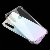 Xiaomi Redmi Note 8T Shock Absorbing Darbe Emicili Şeffaf Silikon Kılıf thumbnail 3