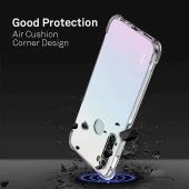 Xiaomi Redmi Note 8T Shock Absorbing Darbe Emicili Şeffaf Silikon Kılıf thumbnail 4