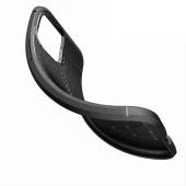 Apple IPhone 12 Pro Max Deri Görünümlü Firo Silikon Kılıf thumbnail 1