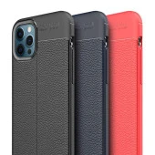 Apple IPhone 12 Pro Max Deri Görünümlü Firo Silikon Kılıf thumbnail 2