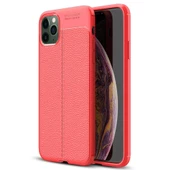 Apple IPhone 11 Pro Deri Görünümlü Firo Silikon Kılıf - 4