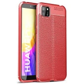 Huawei Y5P Deri Görünümlü Firo Silikon Kılıf thumbnail 3