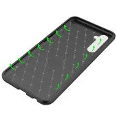 Realme XT Karbon Desenli Negro Silikon Kılıf thumbnail 5