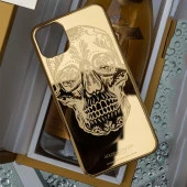 Apple Iphone 12/12 Pro Kuru Kafa Gold Kılıf - 3