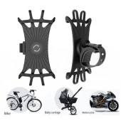 Esnek Silikon Örümcek Bisiklet Telefon Tutucu thumbnail 4