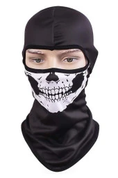 Motosiklet Kurukafa Balaklava Skull Mask Rüzgar Geçirmez Motor Maske Soğuk Yüz Koruma Kar Maskesi - 1