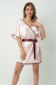 DoReMi Saten Kuşaklı Biye Detaylı Sabahlık - 7