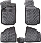 Rizline Opel Corsa C 2001-2005  3D Havuzlu Paspas Siyah - 1