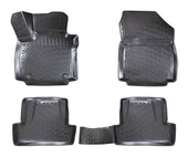 Rizline Renault Clio 4 2012-2019  3D Havuzlu Paspas Siyah - 1