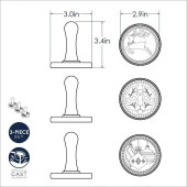 Nordicware 1236 Yılbaşı Kurabiye Baskı Pulları - 5