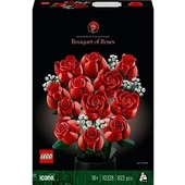 LEGO Icons Gul Buketi 10328 - Yetişkinler için Dekoratif, Koleksiyonluk ve Sergilenebilir Yaratıcı Çiçek Model Yapım Set - 6
