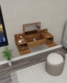 Arnetti Zakkum Aynalı Duvara Monte Makyaj Masası Lidya - 1