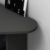 Arnetti Corner Köşe Çalışma Masası, Bilgisayar Masası Yer Kaplamaz Ofis Masası, Antrasit - 8