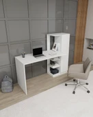 Arnetti Yağız Dolaplı Çalışma Masası Beyaz - 3