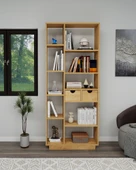 Arnetti Luma 10 Bölmeli 2 Dolaplı Modern Kitaplık Safirmeşe - Luma - 1