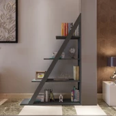 Arnetti Arven 4 Raflı Dekoratif Mutfak Rafı, Antrasit - Arven - 2