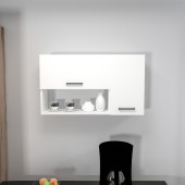 Arnetti Akasya Mutfak Dolabı Banyo Dolabı Çok Amaçlı Dolap, Beyaz - Akasya - 1
