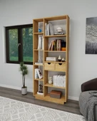 Arnetti Luma 10 Bölmeli 2 Dolaplı Modern Kitaplık Safirmeşe - Luma - 4