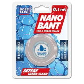 Bosstape Akrilik Bant Şeffaf 1MM 18X2MT - 1