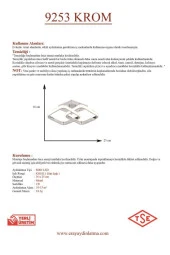 Eray Aydınlatma 9253 Ledli Krom Plofonyer Avize thumbnail 3